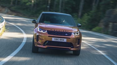 2020 Land Rover Discovery Sport Black cornering