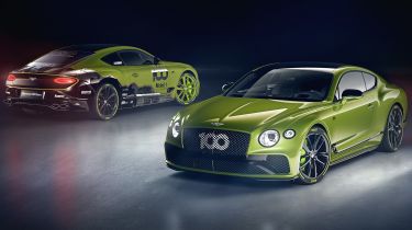 Bentley Continental GT Pikes Peak Limited Edition and the winning car