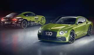 Bentley Continental GT Pikes Peak Limited Edition and the winning car