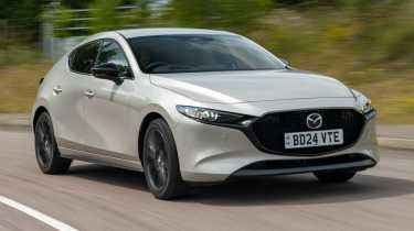 Mazda3 front quarter driving