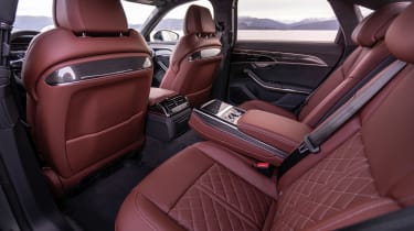 2021 Audi A8 rear seats