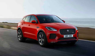 Jaguar E-Pace Chequered Flag driving