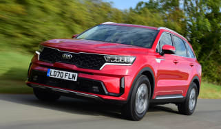 Kia Sorento driving