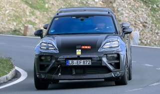 2023 Electric Porsche Macan front spy