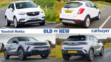 Vauxhall Mokka old vs new header