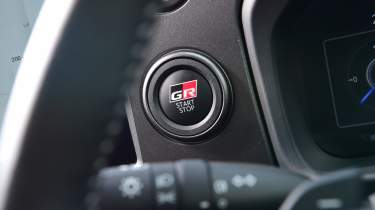 Toyota GR Yaris start button