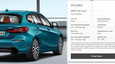 BMW configurator