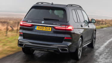 BMW X7 SUV rear tracking