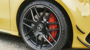 Mercedes-AMG A 45 S hatchback - front wheel close up 