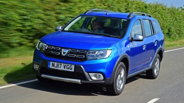 The Dacia Logan MCV Stepway is an estate car with SUV styling cues