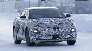 Alpine A390 spy shot front