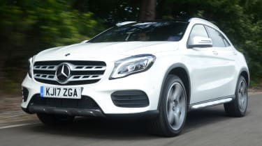 The Mercedes GLA was facelifted in 2017 to give it a chunkier appearance.