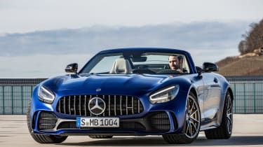Mercedes-AMG GT R Roadster front roof down