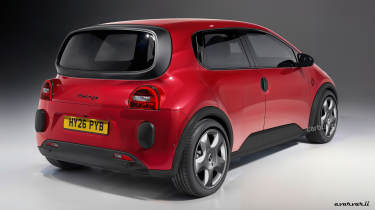 Renault Twingo 2026 rear quarter render