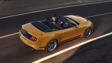 Ford Mustang California Special driving - top rear