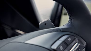 Hyundai Ioniq Plug-in Hybrid steering wheel detail