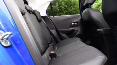 Vauxhall Corsa-e hatchback rear seats