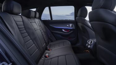 Facelifted Mercedes E-Class estate rear seats