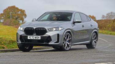 BMW X6 facelift UK drive dynamic
