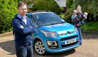 Watchdog... James Allan from Leicester, clutch problem with his Citroen (NBcar in pix is a loan car)his is still in Bristol awaiting parts. Wife Chara and children Elijah aged 3 and Teddy age