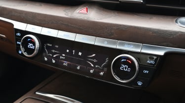 Genesis Electrified G80 climate controls