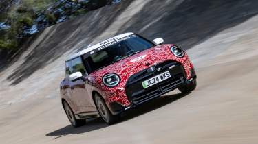MINI JCW E prototype front