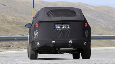 Hyundai Tucson spy shot - rear view