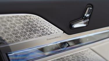 BMW 7 Series door detail interior