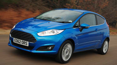Ford Fiesta 2012 front quarter tracking