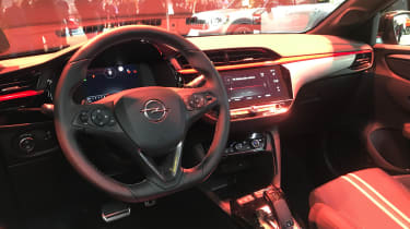 2020 Vauxhall Corsa-e - interior view at the Frankfurt Motor Show