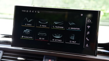 Audi S5 Sportback menus