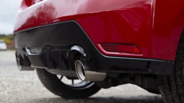 Toyota GR Yaris hatchback tailpipes