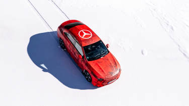 Mercedes CLA prototype above