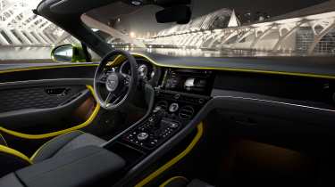 New Bentley Continental GTC interior