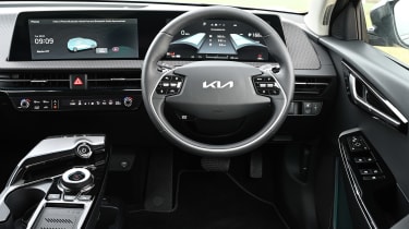 Kia EV6 steering wheel