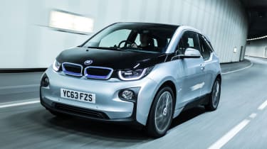 The BMW i3 is a striking looking small hatchback that’s made from carbon fibre