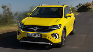 Volkswagen T-Cross 2024 front quarter dynamic