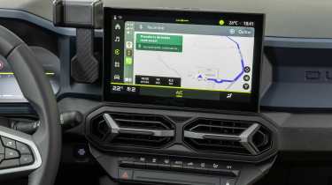 Dacia Duster SUV navigation