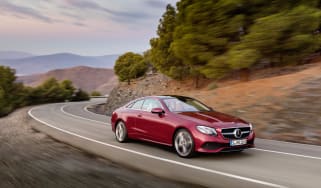 The 2017 Mercedes E-Class Coupe is based on the saloon, but looks swish and distinctive enough in its own right