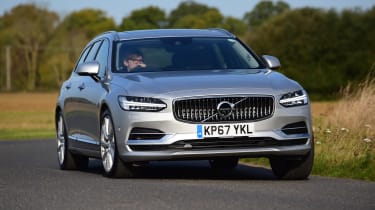 The Volvo V90 T8 Twin Engine is a plug-in hybrid executive estate with very few direct rivals