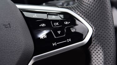 Volkswagen Golf GTE hatchback steering wheel controls