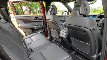 Hyundai Santa Fe UK rear seats