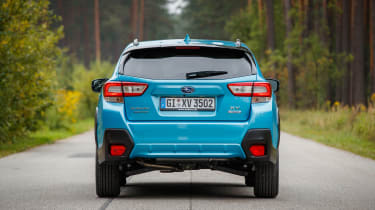 Subaru XV e-Boxer - rear straight on view