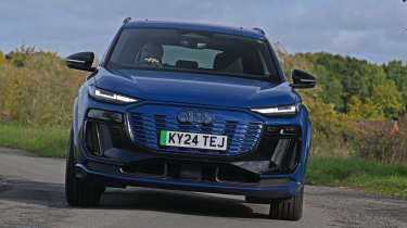 Audi Q6 e-tron front cornering