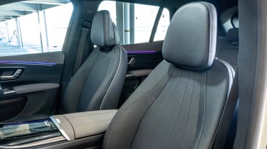 Mercedes EQS SUV front seats