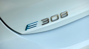 Peugeot E-308 UK rear badge