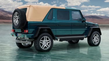 The Mercedes-Maybach G650 Landaulet combine the luxury of the S-Class saloon with the capability of the G-Class SUV