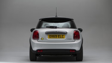 MINI Electric - rear straight on view