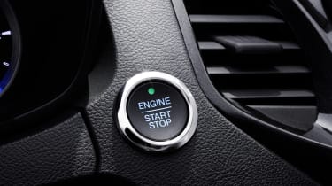 Ford Ka+ hatchback engine start stop button