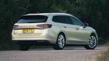 Skoda Superb Estate rear quarter static